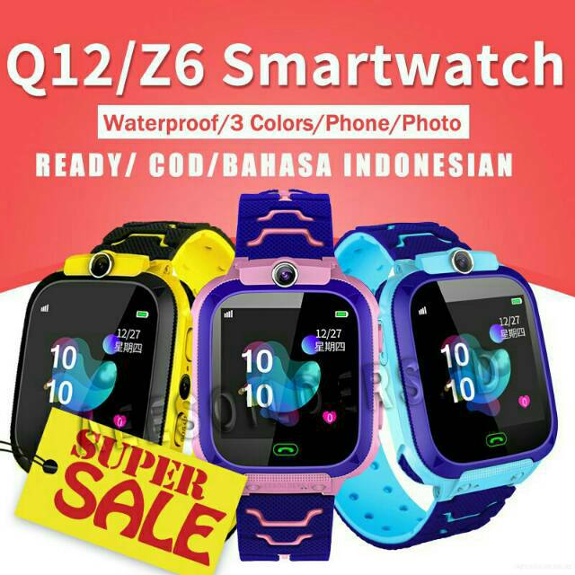 Jam Tangan Anak Smartwatch Kids Pintar Imoo Q12 W23 Bahasa Indonesia