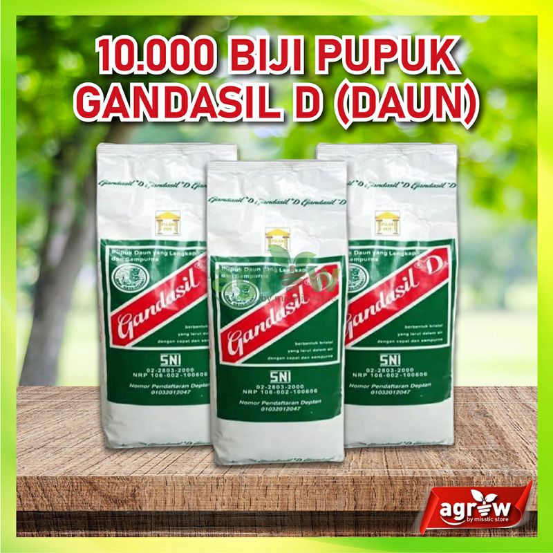 Jual Gandasil D Daun Pupuk NPK Majemuk Vegetatif Nutrisi Pertumbuhan ...