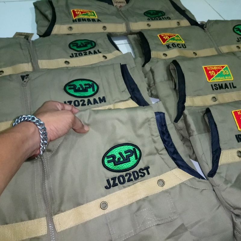 Jual ROMPI LAPANGAN RAPI OUTDOOR ROMPI BORDIR FREE BORDIR NAMA DAN ...