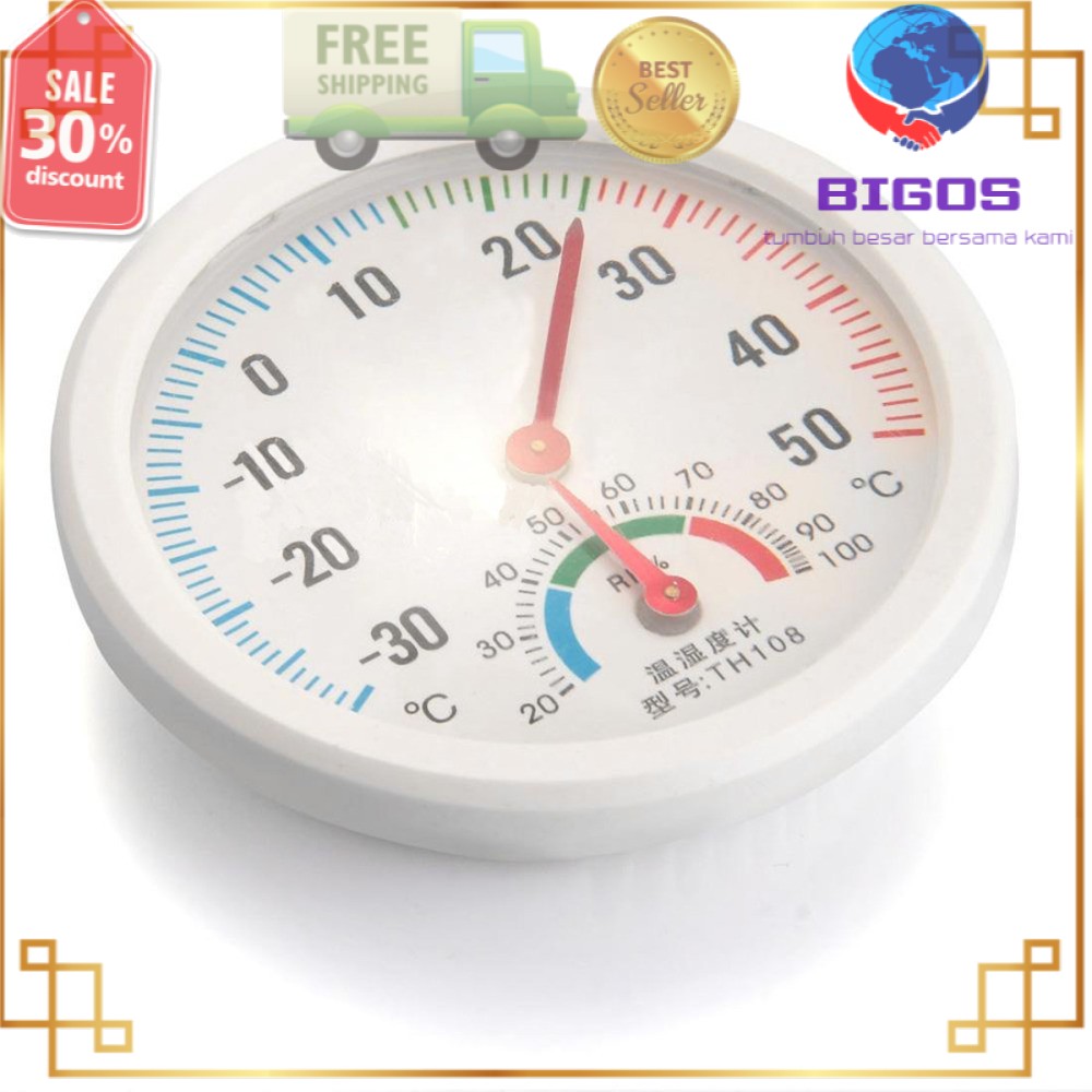 Jual Monitor Analog Thermometer Hygrometer Ruangan Shopee Indonesia