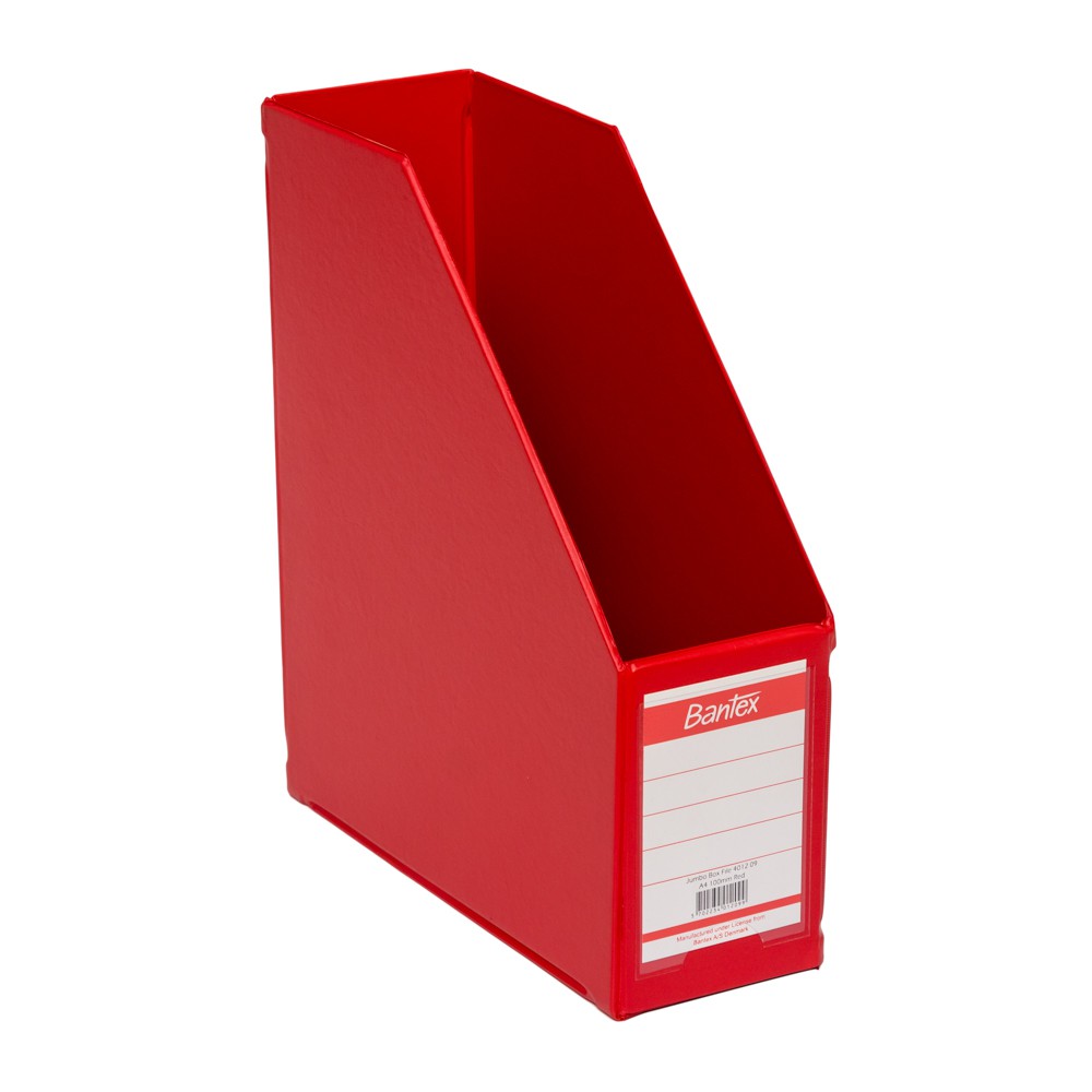 Jual Bantex Magazine File (Box File) A4 10cm Red 4012 09 | Shopee Indonesia