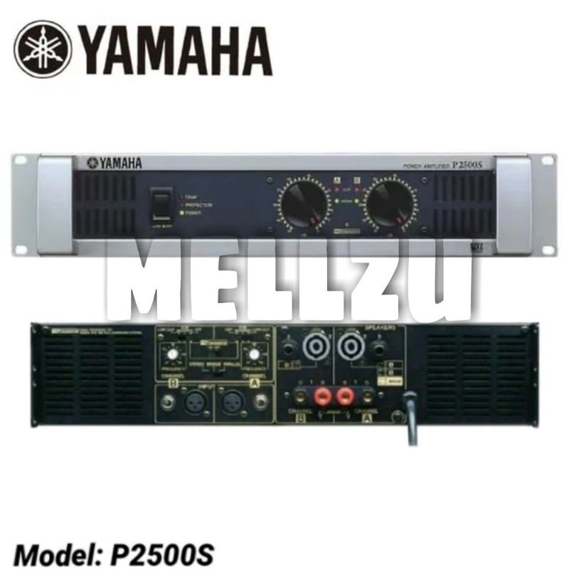 Jual Yamaha P2500S Dual Channel Power Amp 250Watt Shopee Indonesia