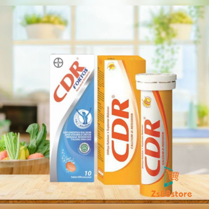 Jual CDR & CDR Fortos Suplemen Kesehatan Tulang & Gigi @10 Tablet ...