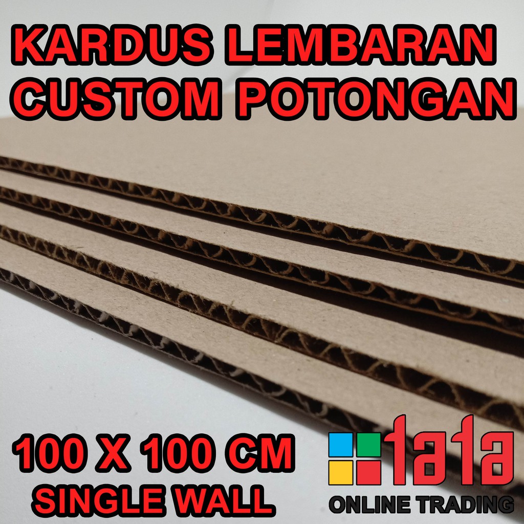 Jual Kardus Atau Karton Lembaran Potongan Corrugated Sheet Single Wall ...