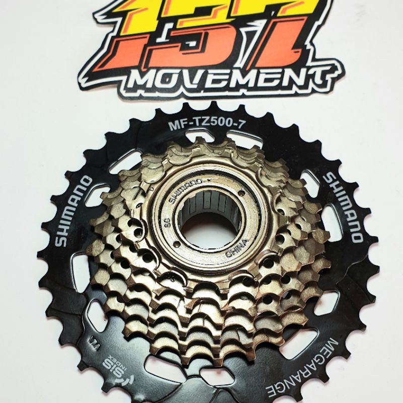 Jual Megarange 6 7 speed Shimano Original Rasa 10 speed Sprocket Drat ...