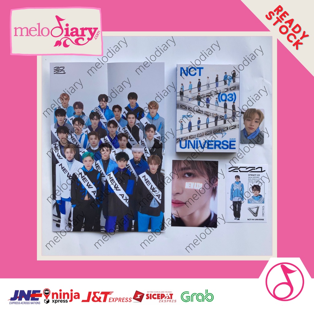 NCT - Universe (3rd Album) Album+Pre Order Limited Folded Poster