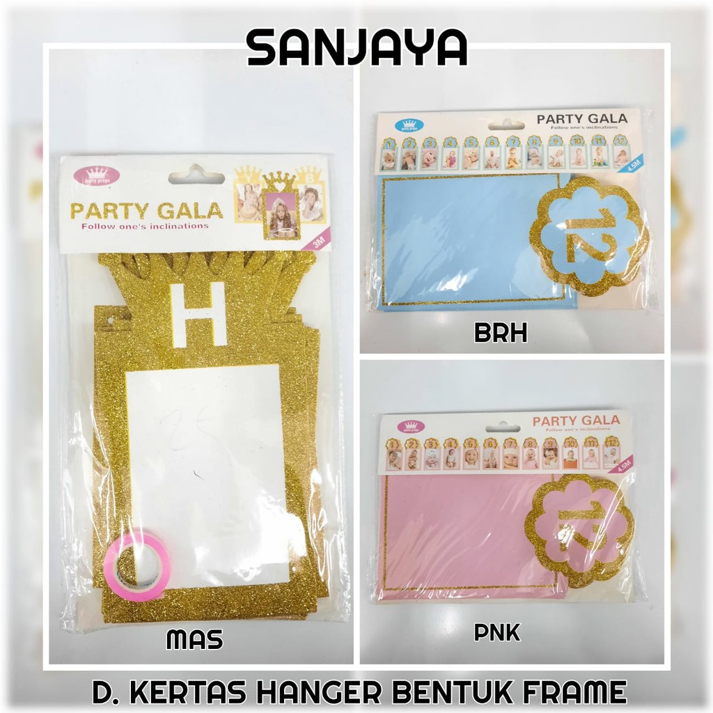 Jual Banner Flag Happy Birthday / Bunting Flags Tulisan Happy Birthday