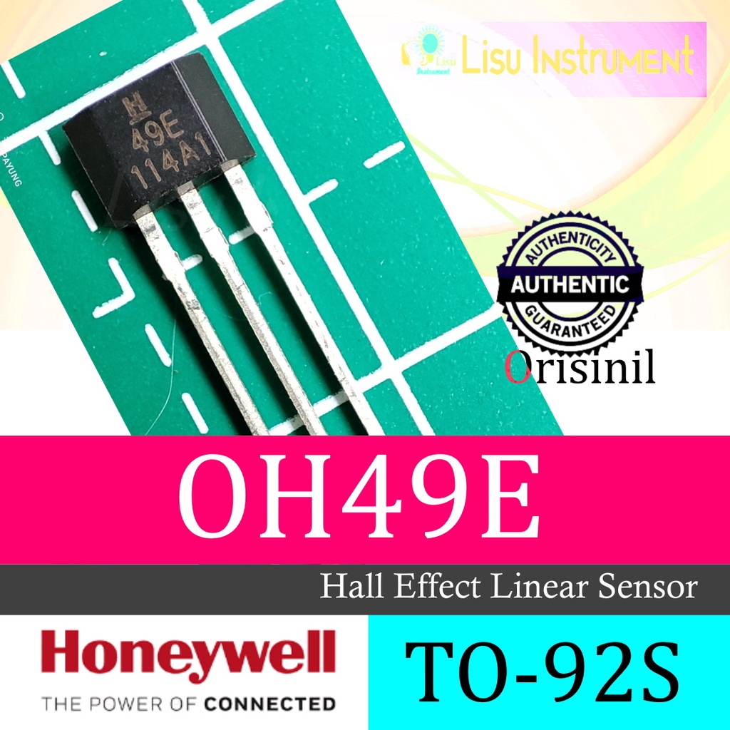 Jual SS49E 49E Sensors Hall Effect Linear Sensor TO92S Honeywell Original Shopee