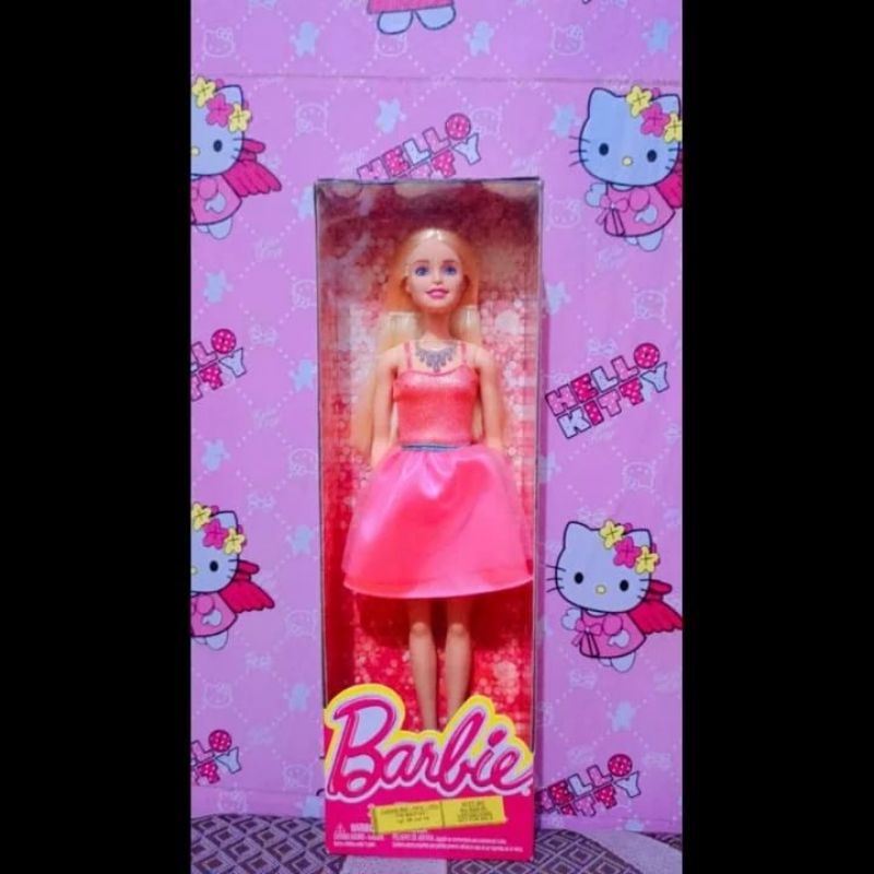 Jual Barbie Single Pack Gaun Orange | Shopee Indonesia
