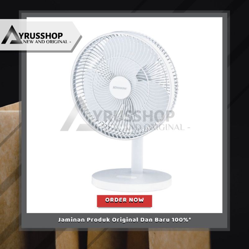 Jual Emergency Table Fan 7in / Kipas Angin Meja dan Lampu Darurat ...