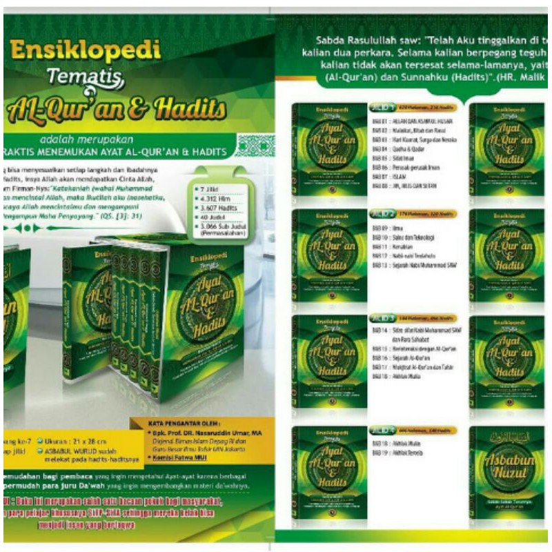 Jual Ensiklopedi Tematis Ayat Al Quran Dan Hadits Shopee Indonesia 8704