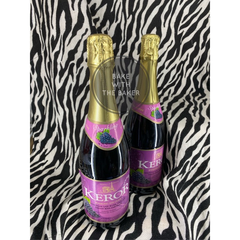 Jual KEROR Sparkling Red Grape Juice 750ml Shopee Indonesia