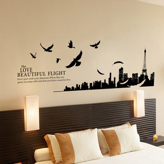 Jual Stiker Dinding / Kaca / Wall Sticker (Malam Hari di Kota Paris ...