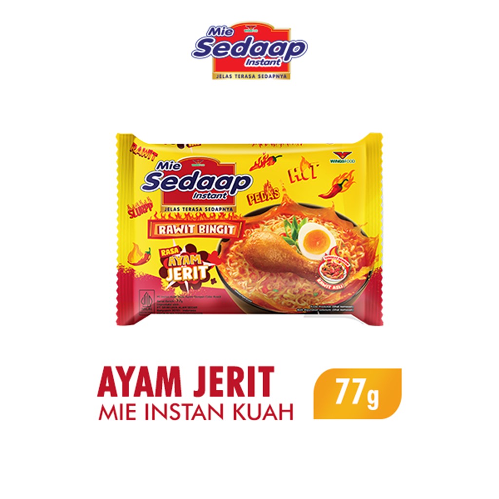 Jual Sedaap Mie Instan Ayam Jerit 77 Gr Shopee Indonesia