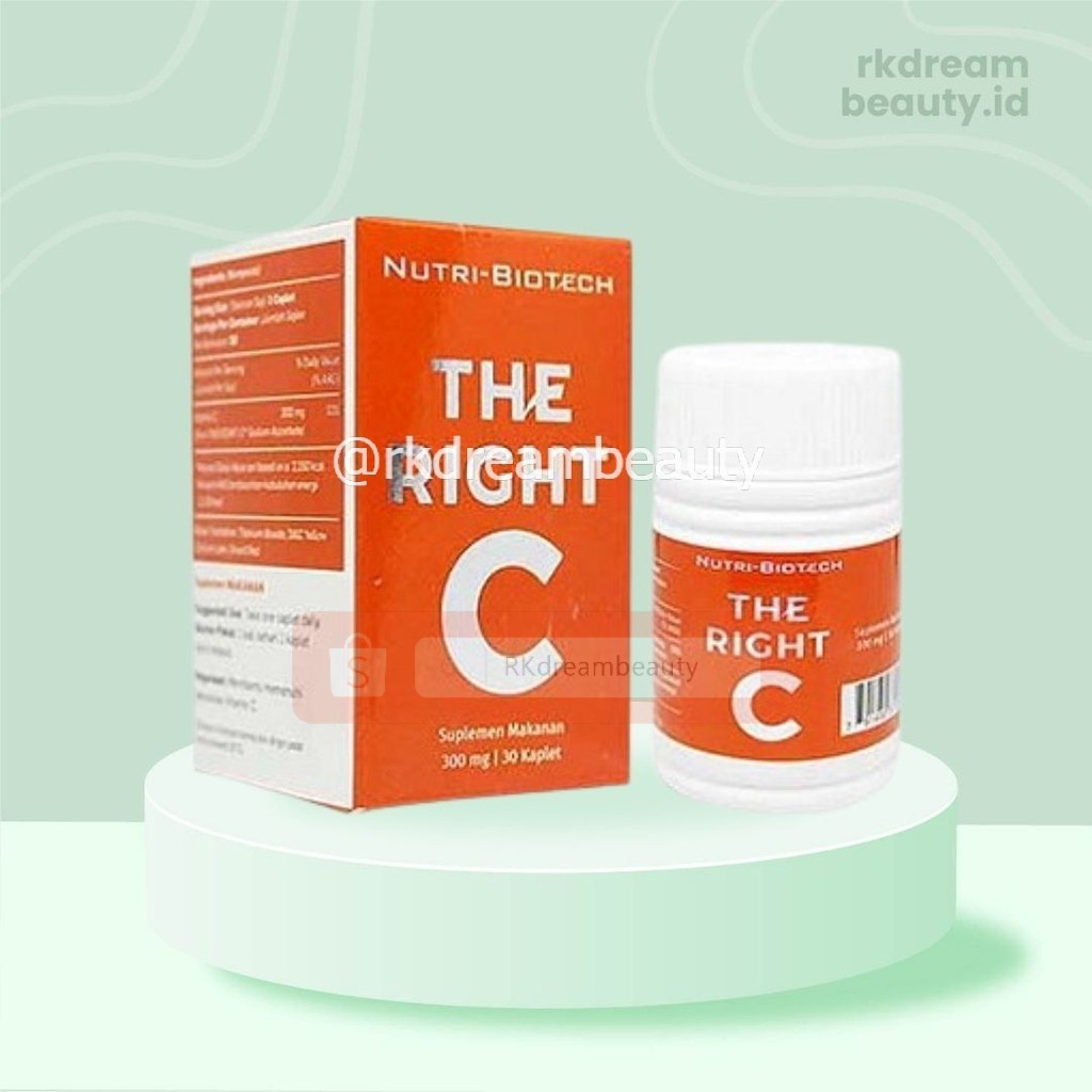 Jual Nutri Biotech The Right C 300 Mg Vitamin C 30 Tablet/Daya Tahan