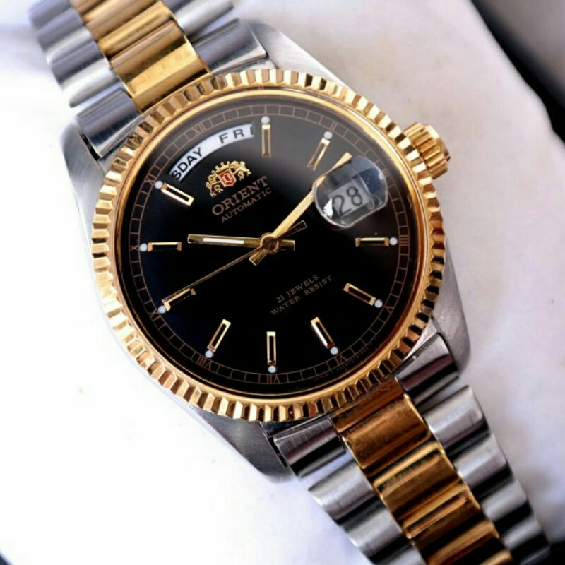 Jual Jam Vintage Automatic Orient President Jam Tangan Original Orient ...