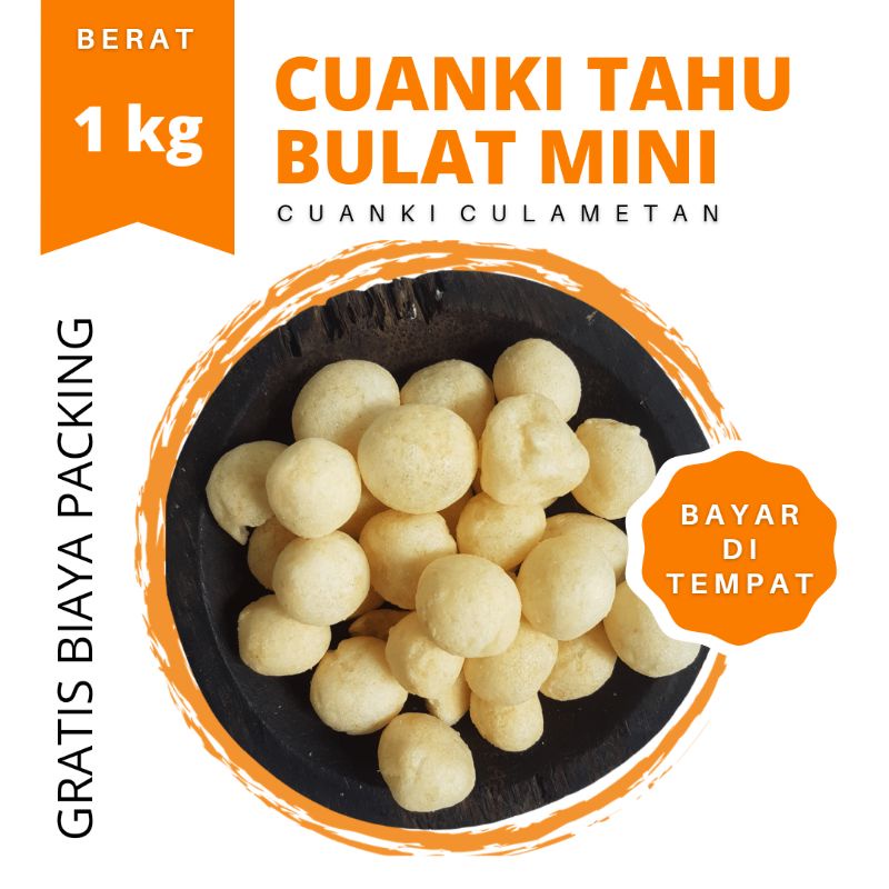 Jual Cuanki Sohu Mini 1 Kg Tahu Bulat Kering Toping Seblak Baso Aci