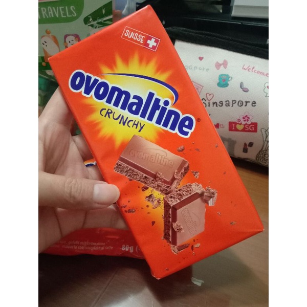 Jual Ovomaltine Crunchy Chocolate Bar 100g Product Austria Halal