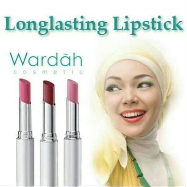 Jual PROMO MURAH free kuas LIPSTIK WARDAH LONG LASTING LIPSTIK/LIPSTIK