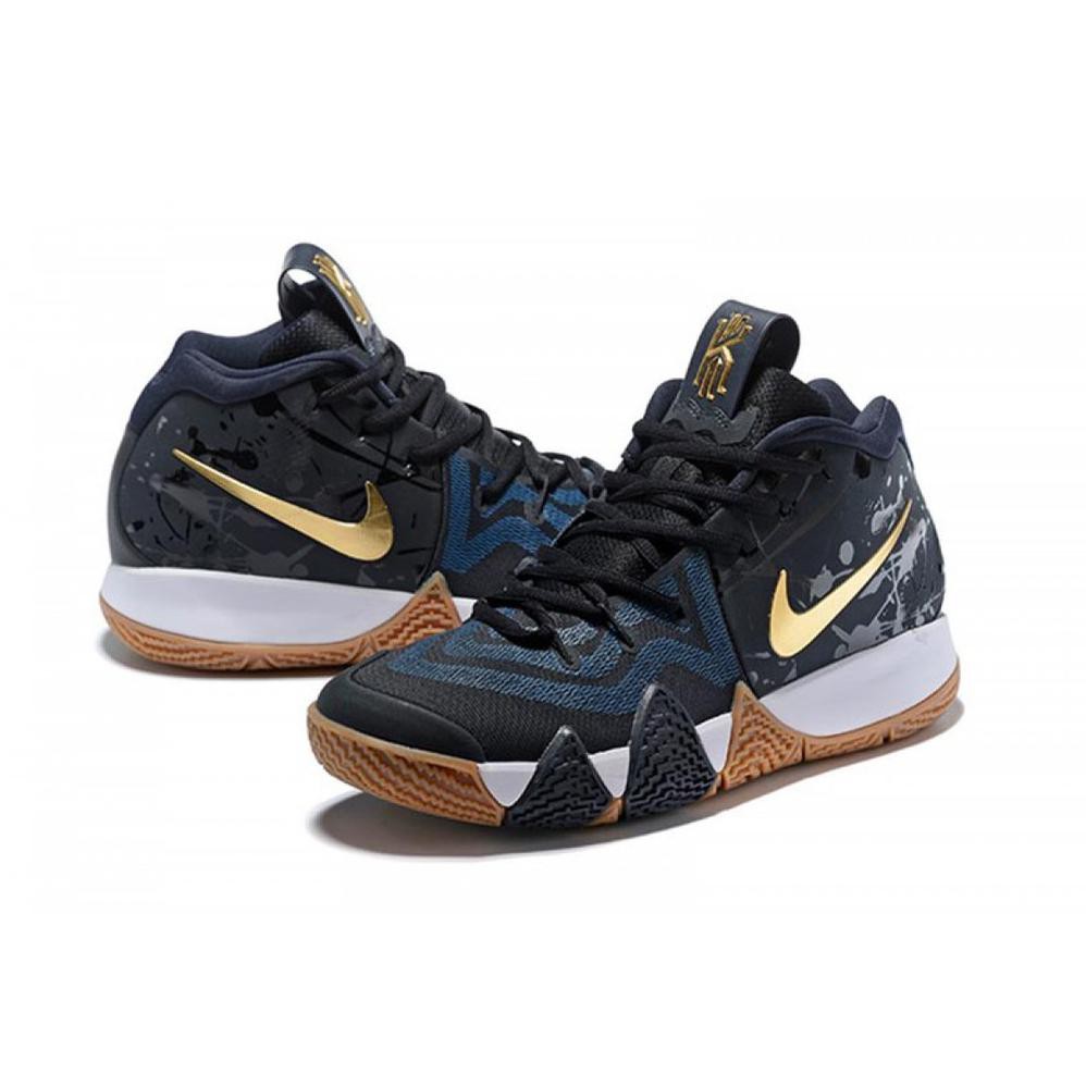 Jual Nike Kyrie Irving 4 Pitch Navy Blue Gold Perfect Kick Original Pk Limited Shopee Indonesia