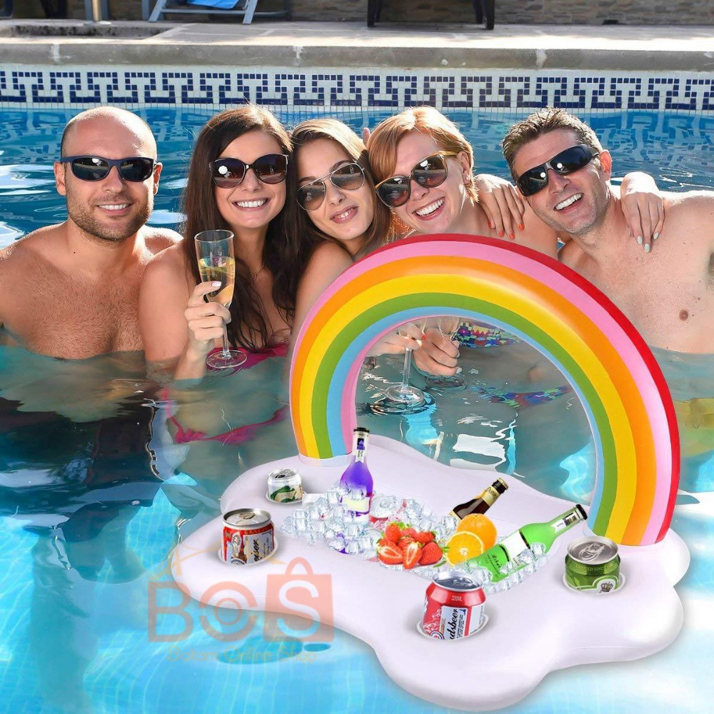 Jual Floaties Rainbow Mini bar / Float / Pelampung Unik / Ban Renang ...