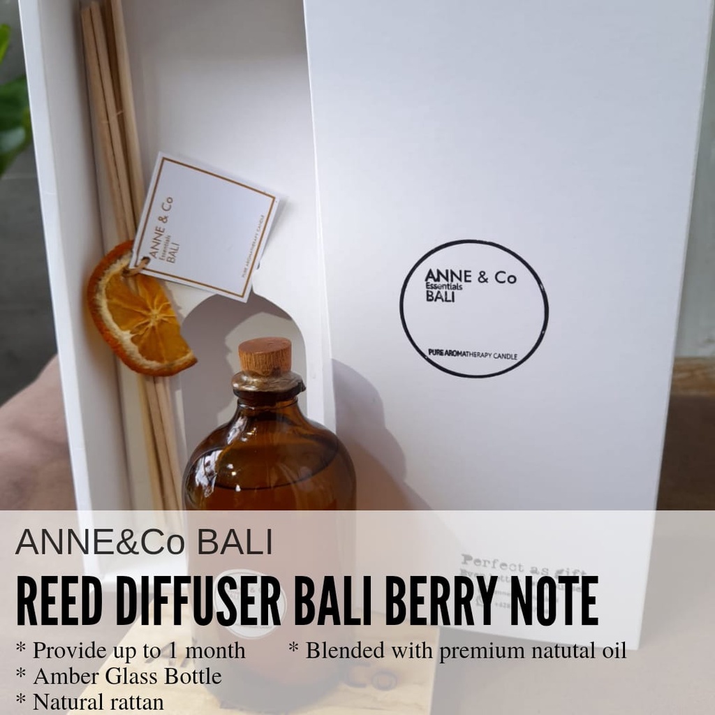 Jual ANNE&Co BALI PREMIUM REED DIFFUSER for CANDLE BERRY FRUITY NOTES ...