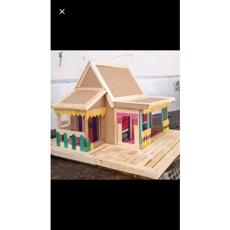 Jual Rumah adat betawi 1... prakarya kardus / mainan edukasi