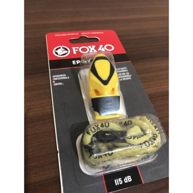 Sifflet D'arbitre Fox 40 Epik CMG – Très Puissant, Orange, Qualité Professionnelle (avec Grip)