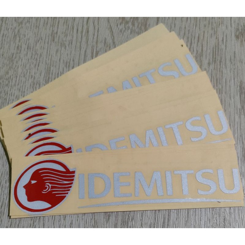 Jual STICKER IDEMITSU STICKER CUTTING | Shopee Indonesia