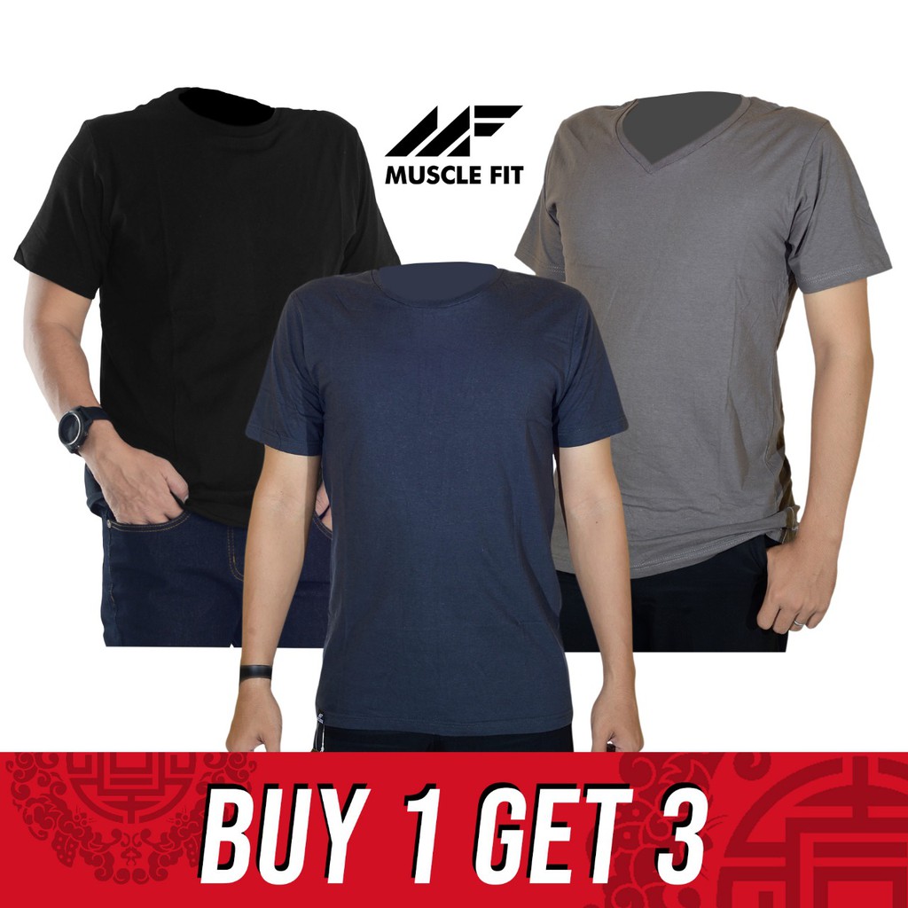 Jual Kaos Polos MURAH beli 1 dapat 3 PCS | Shopee Indonesia