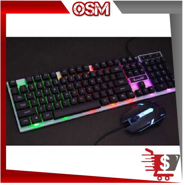 Jual OSM - Key214 Keyboard + Mouse Gaming Lampu Shipadoo D280 & D210 ...
