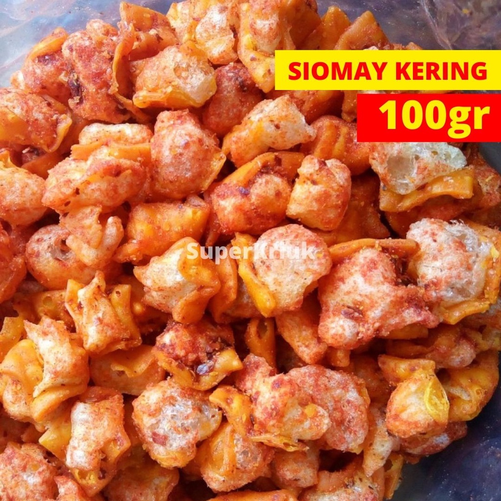 Jual Siomay Kering Rasa Original Dan Pedas Kemasan 100gr Shopee Indonesia