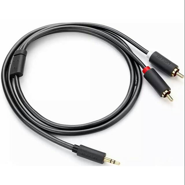 Jual Kabel RCA Audio 2RCA to Jack 3.5 mm Male UGREEN Cable for Speaker ...
