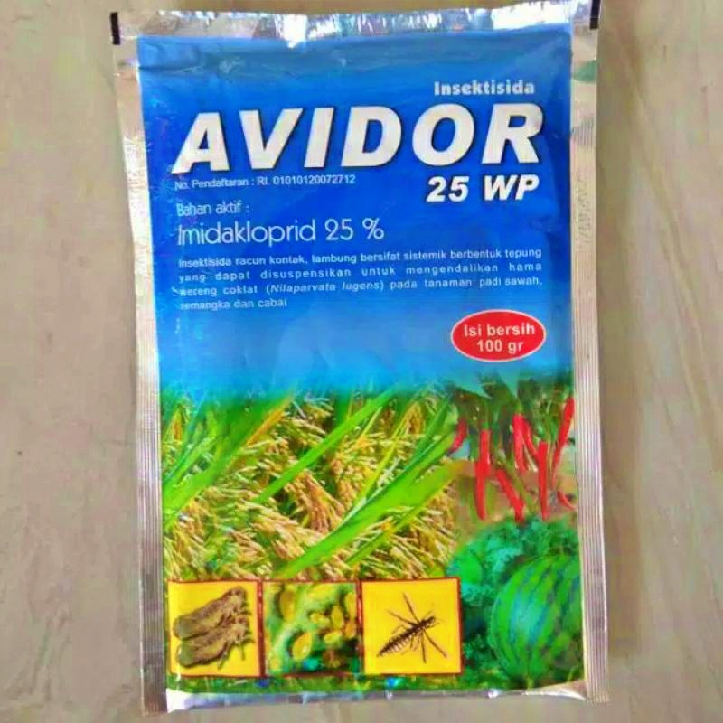 Jual Avidor 25 Wp 100 Gram Insektisida Hama Wereng | Shopee Indonesia