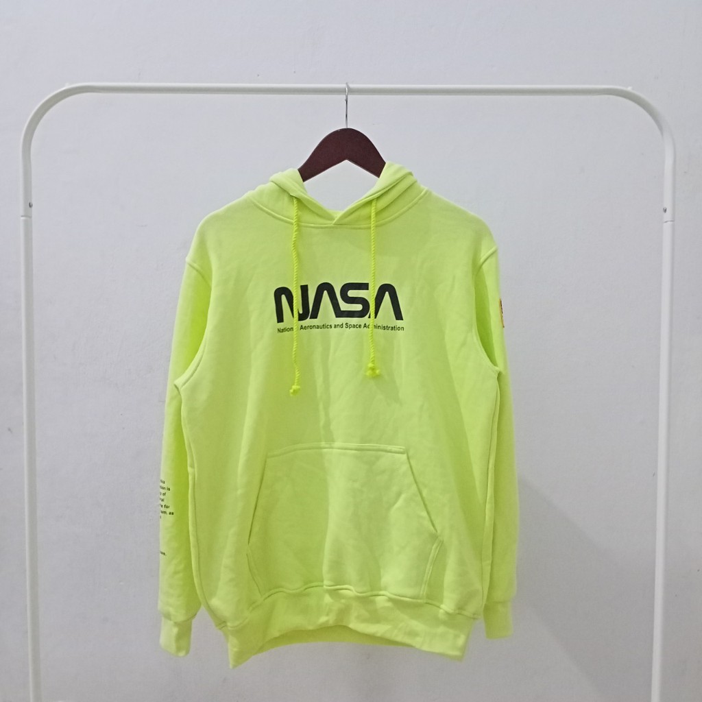 Lime green best sale nasa hoodie