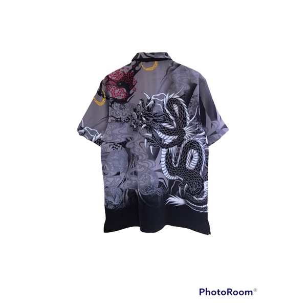 極美品 ドッグタウン 黒龍 ドッグタウン オープンカラーシャツ マリア