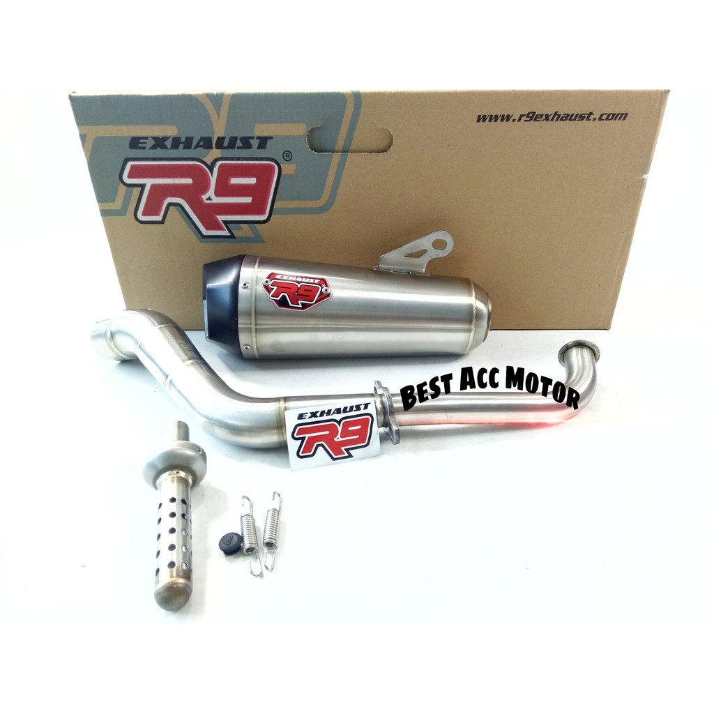 Jual KNALPOT R9 NMAX ALPHA NMAX 150 OLD NEW VARIO 150 125 NEW AEROX 155 ...