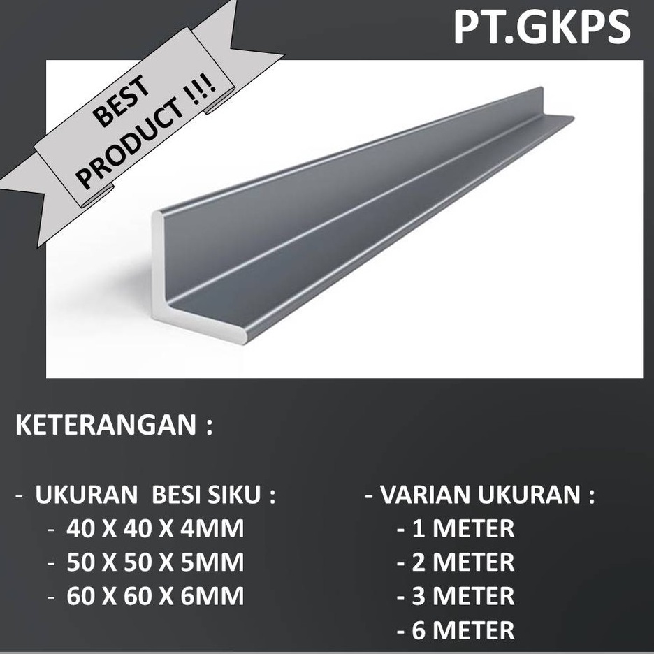 Jual besi siku 40 x 40 x 4 x 2 meter shopee indonesia