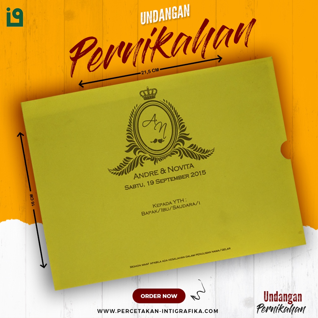 Jual Undangan Pernikahan Amplop Hard Cover Undangan Hardcover