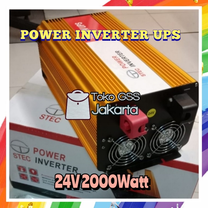 Jual Power Inverter DC To AC Pure Sine Wave 24V 2000W Solar Inverter ...