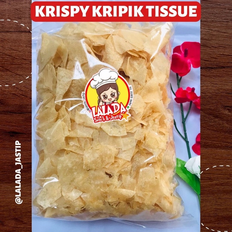 Jual Krispy Kripik Singkong Super Tipis Kripik Tissue Beda Dengan