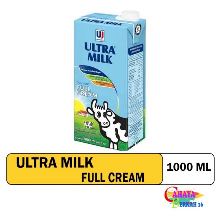 Jual Susu Uht Ultra Full Cream 1 Liter Shopee Indonesia 8331