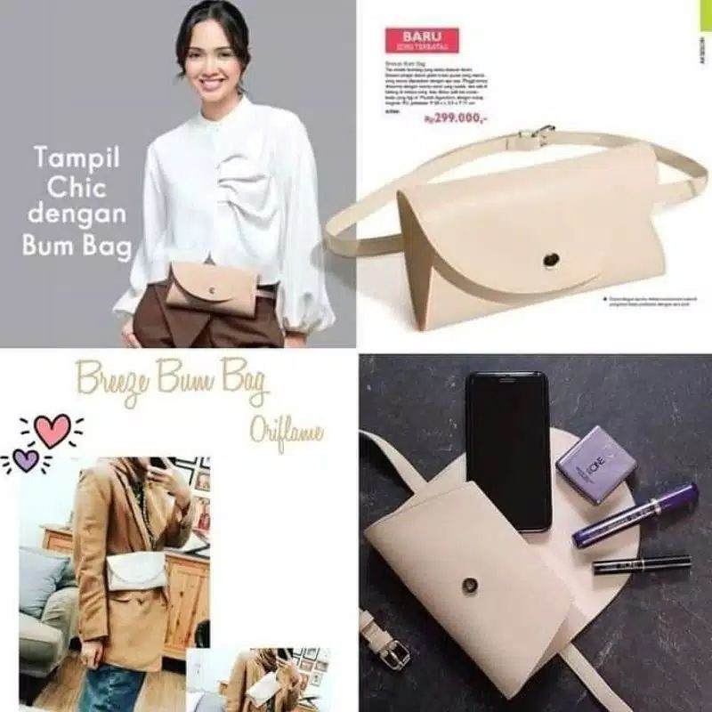 Jual BREEZE BUM BAG WAIST BAG TAS PINGGANG WANITA Shopee Indonesia