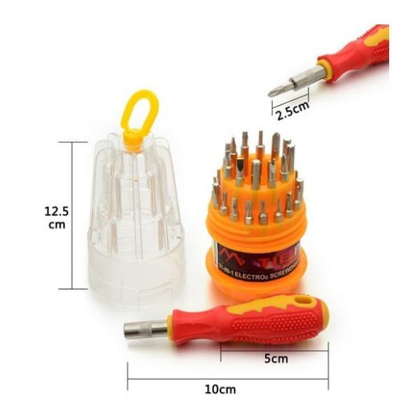 Jual Obeng Set Multi 31 in 1 Screwdriver Handphone Elektronik HP Laptop ...