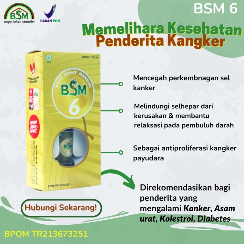 BSM 6 bsm6  Original @mbahbams kanker, tumor, detox