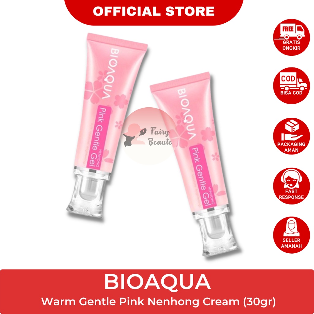 Jual Bioaqua Nenhong Cream 30g Warm Gentle Pink Nenhong Lip Serum Pemerah Bibir Serum Bibir 1141