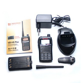 Jual Best Seller Jual HT Weierwei VEV V8 Plus / Handy Talky VEV V8+ Garansi 1 Tahun Servis / VHF Single Band | Shopee Indonesia