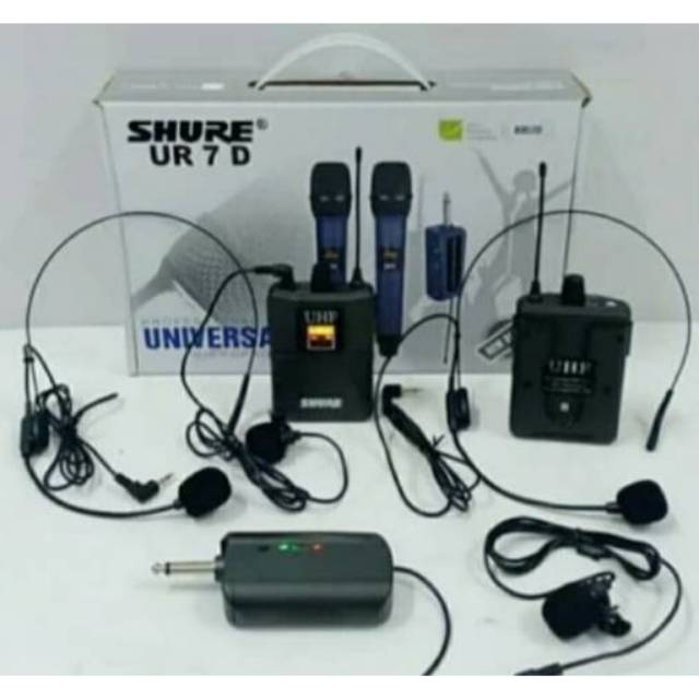 Jual MIC WIRELESS SHURE UR7D Shopee Indonesia