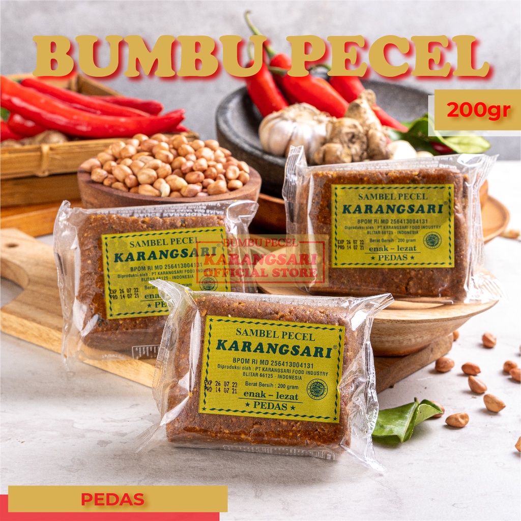 Jual Karangsari - 3 Sambal Pecel Pedas | Shopee Indonesia
