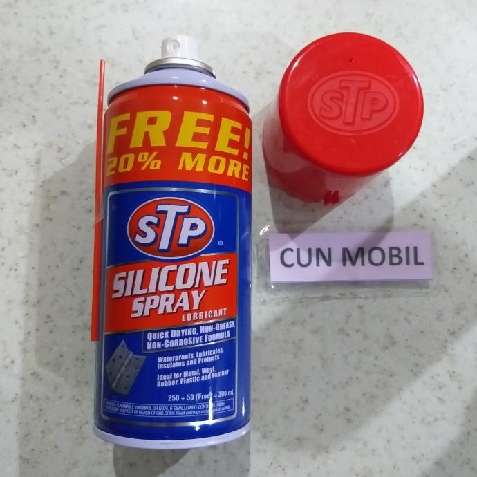 Jual Silicone Spray lubricant stop squeak and sticking merk STP isi